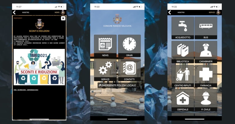 App comune Rancio Valcuvia Fabitech