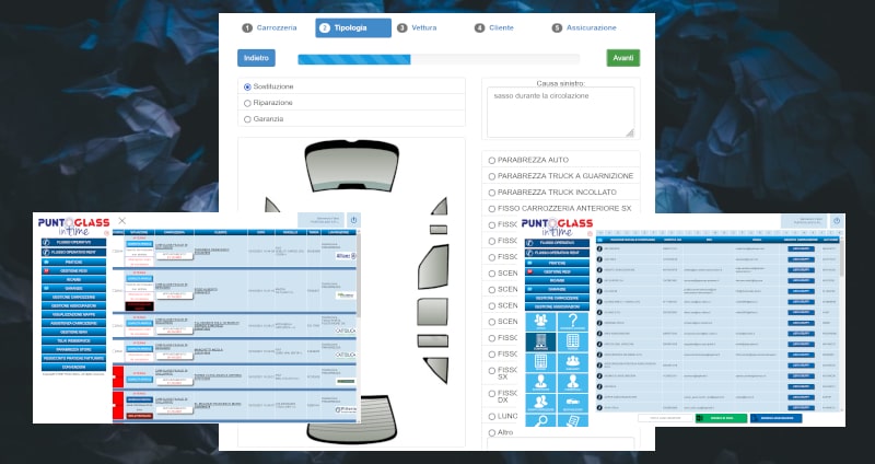 Gestionale pratiche vetro auto Fabitech